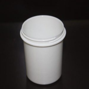 Pot blanc - accessoire de laboratoire médical